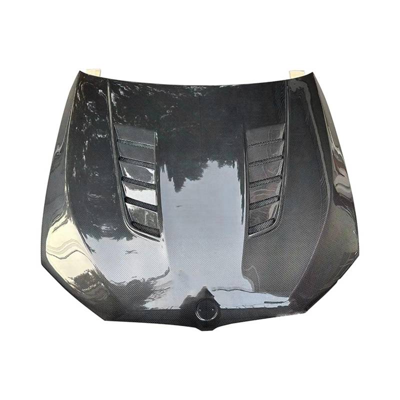 Carbon Fiber Kompatibel for BMW 5 Series M5 F90 G30 G38 Auto Vorderen Stoßfänger Motor Abdeckung Haube Motorhaube Vent Teile Upgrade körper Kit(Carbon Fiber) von EPNYWJTE