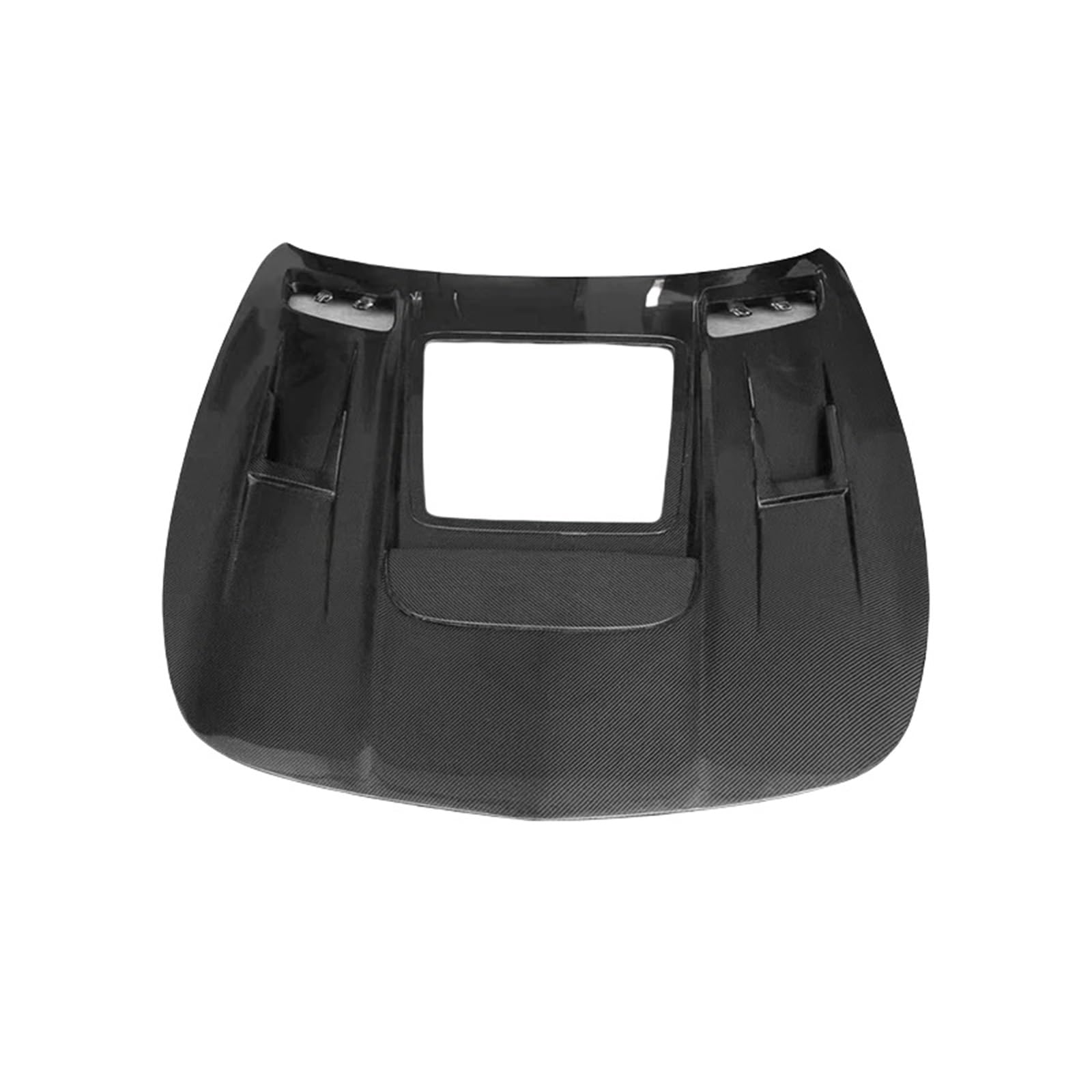 Carbon Fiber Kompatibel for Benz AMG GT GTS GTC GTR Auto Vorderen Stoßfänger Motor Abdeckung Haube Motorhaube Vent Teile Upgrade Körper kit(Two-sided carbon) von EPNYWJTE