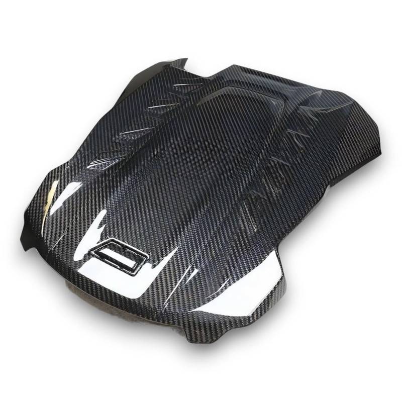 Kohlefaser-Frontmotorhauben-Abdeckungsplatine, kompatibel for BMW X5M/X6M F95/F96 2018–2024 von EPNYWJTE