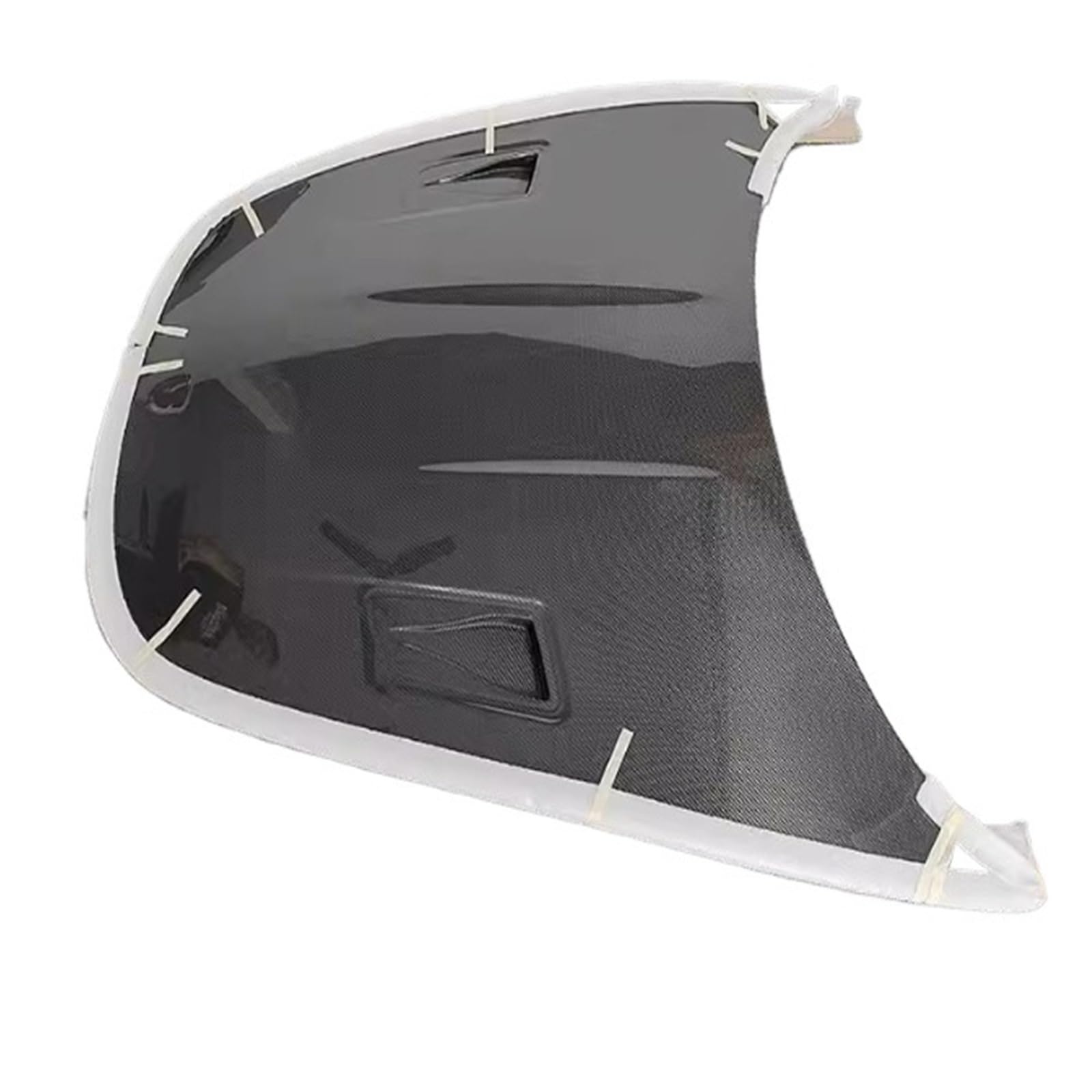 Kompatibel for Porsche 718 Cayman Boxster GT4 RS 2016–2023, echte Carbonfaser-Frontstoßstange, Motorhaube, Entlüftungsabdeckung(Single Layer carbon) von EPNYWJTE