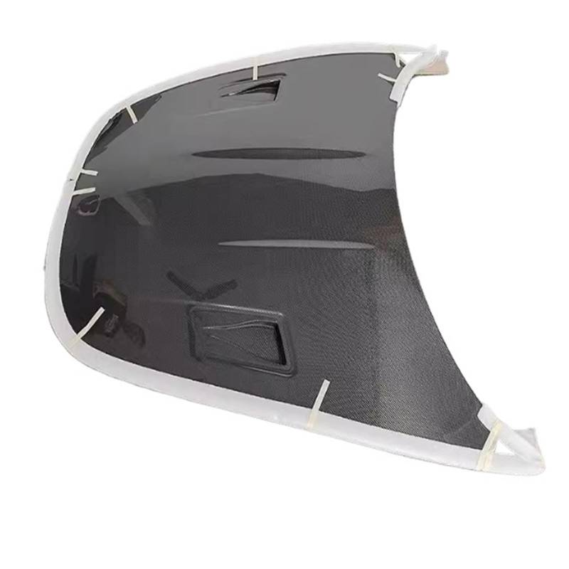 Kompatibel for Porsche 718 Cayman Boxster GT4 RS 2016–2023, echte Carbonfaser-Frontstoßstange, Motorhaube, Entlüftungsabdeckung(Single Layer carbon) von EPNYWJTE