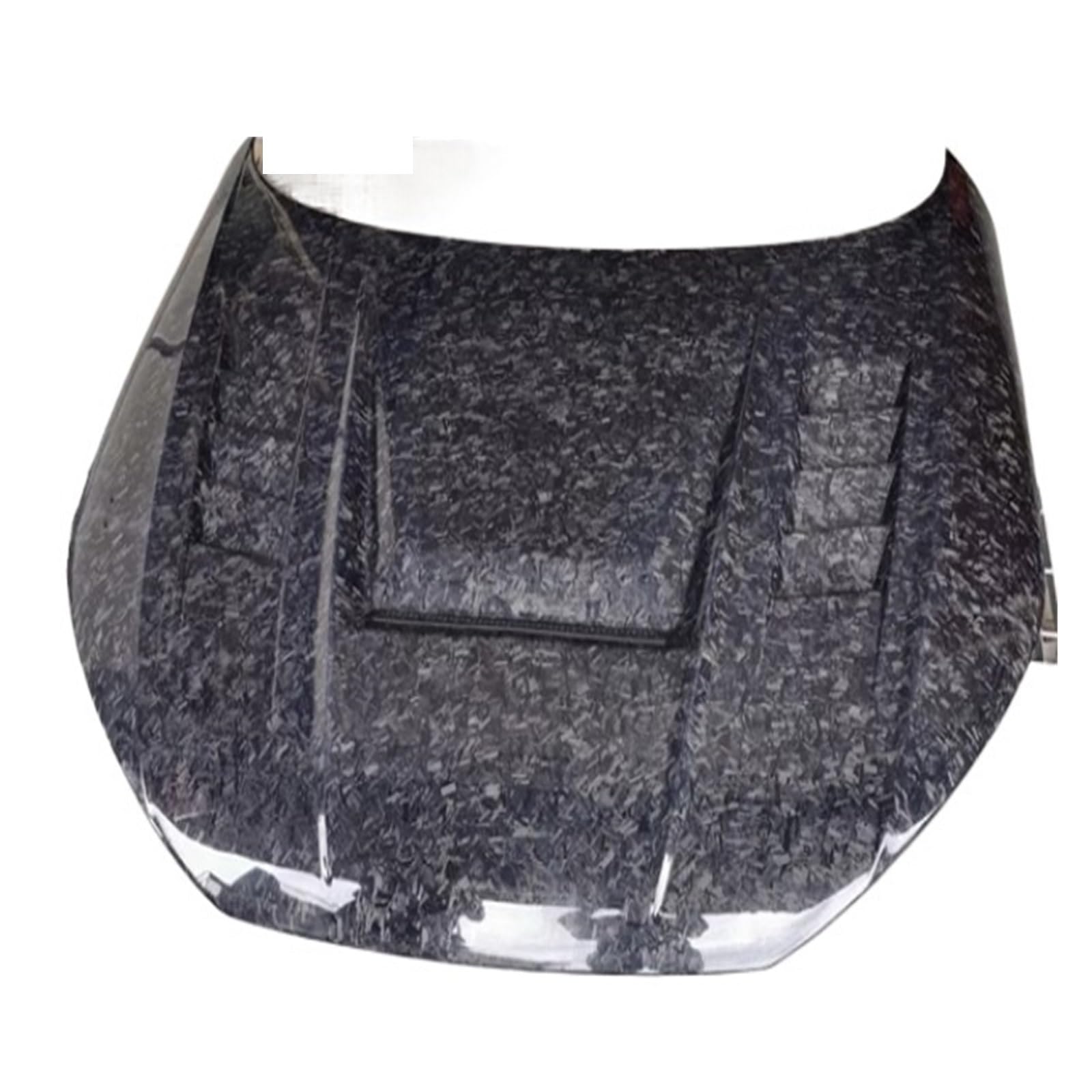 Kompatibel for TT TTS TTRS MK3 2015 2016 2017 2018 2019 2020 Echte geschmiedete Carbonfaser-Motorhaube vorne Motorhauben-Entlüftungsabdeckung(Carbon Fiber look) von EPNYWJTE