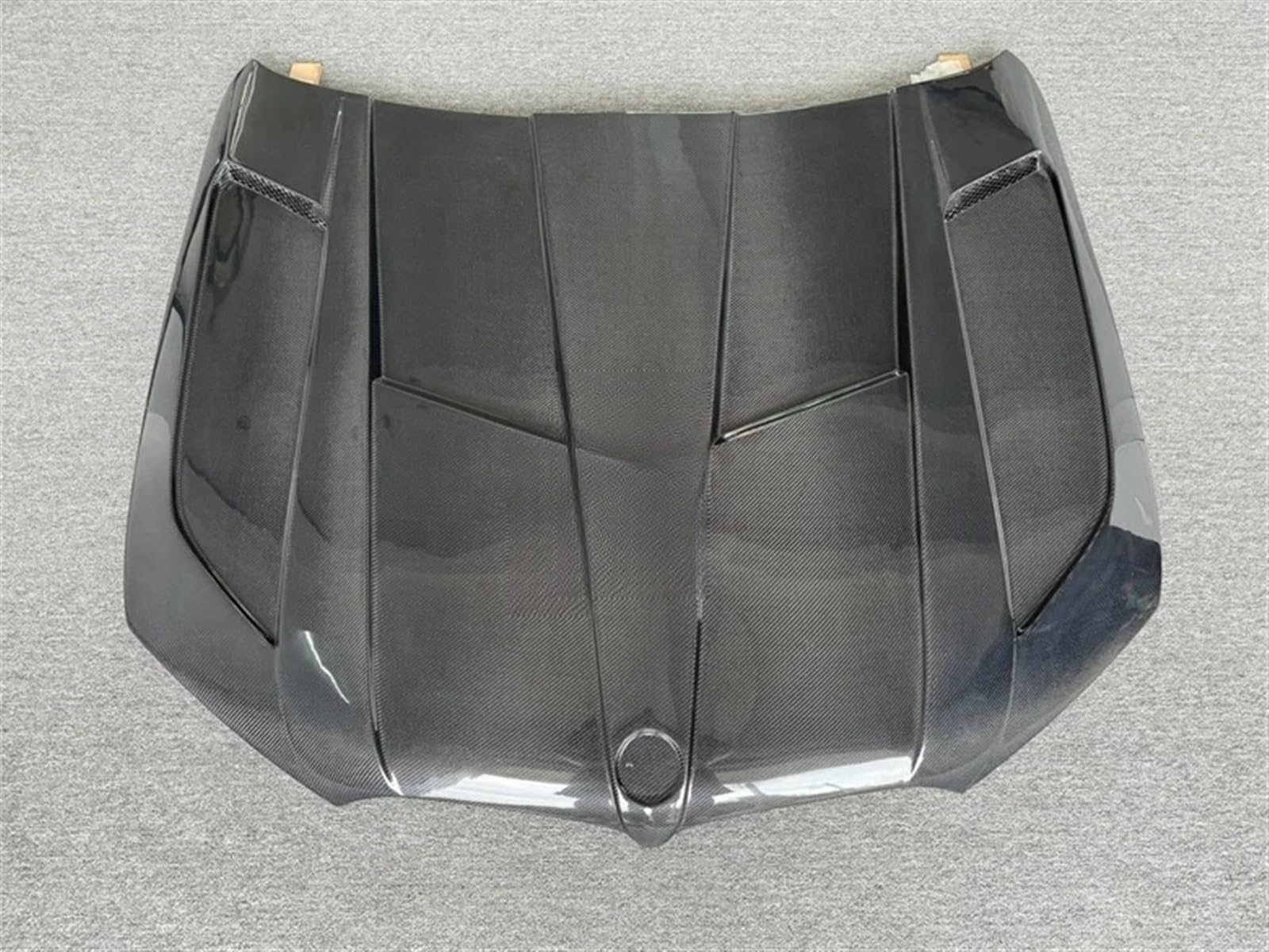LD Style Kohlefaser-Faser-Fronthaube, Motorhaube, Motorabdeckung, kompatibel for X5 G05 X6 G06(One side carbon) von EPNYWJTE
