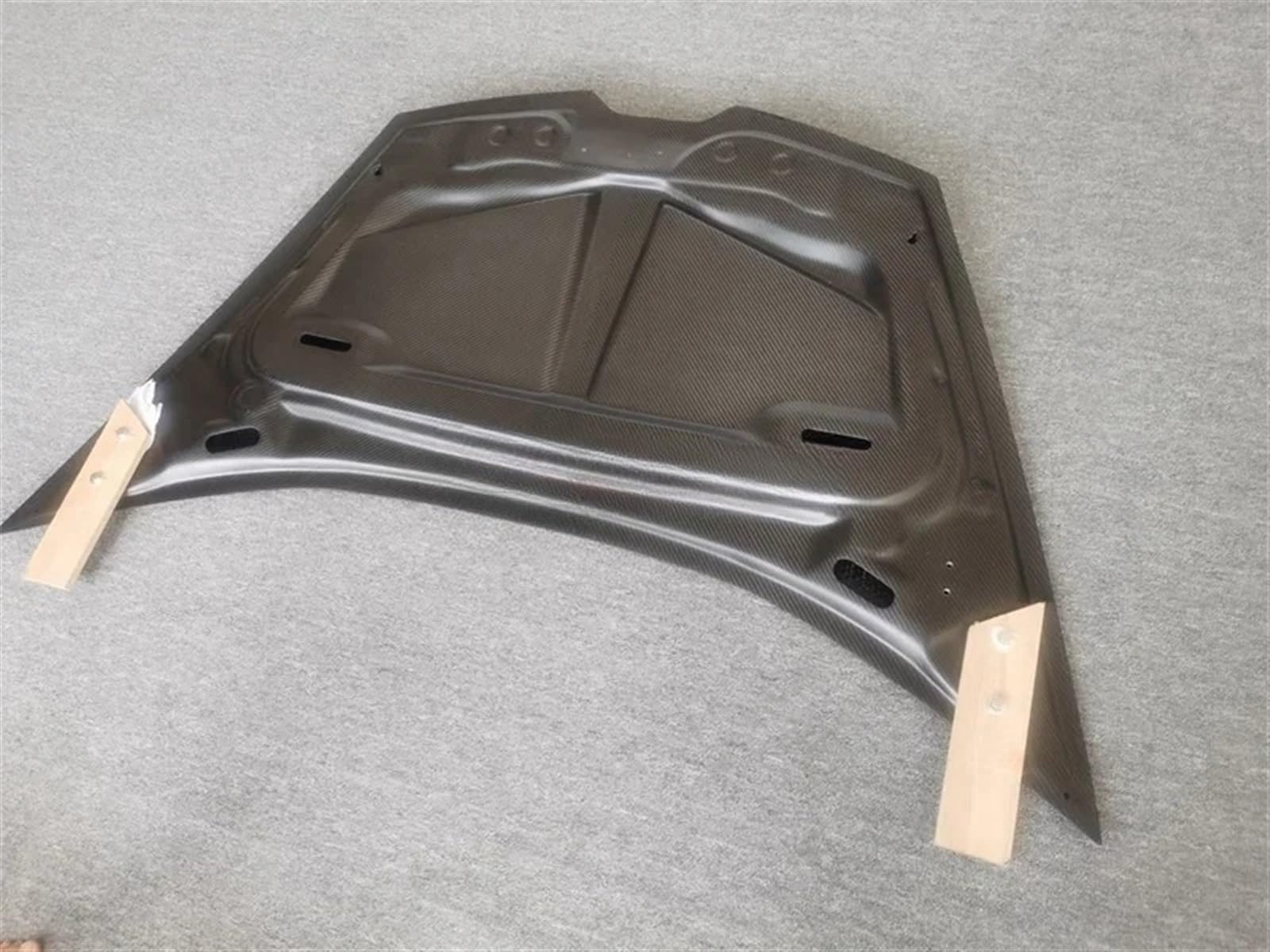 Motorhaube, kompatibel mit Lamborghini Huracan V Style, trockene Kohlefaser, vordere Kofferraumabdeckung, Motorhaube, kompatibel mit Huracan EVO LP610 LP580(Double-sided carbon) von EPNYWJTE