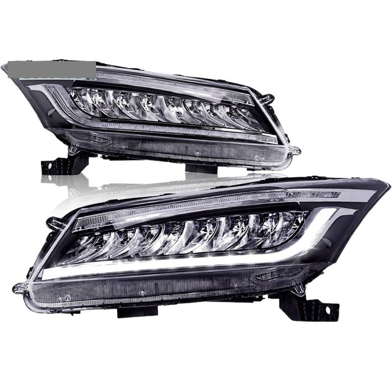 Paar Auto Styling Auto Scheinwerfer Montage Kompatibel for Accord 2008-2012 L-ED Kopf Lampe Auto Tuning Licht Teile stecker Und Spielen von EPNYWJTE