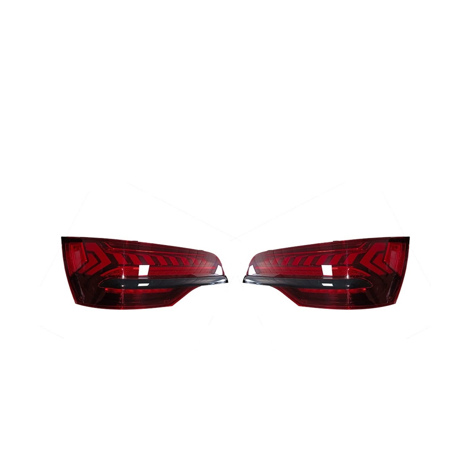 Rücklicht kompatibel for Audi Q7 2006–2015. Rücklichter mit sequentiellem Blinker, Animation, Bremse, Parken, Leuchtturm, Facelift(2006-2009 Black) von EPNYWJTE