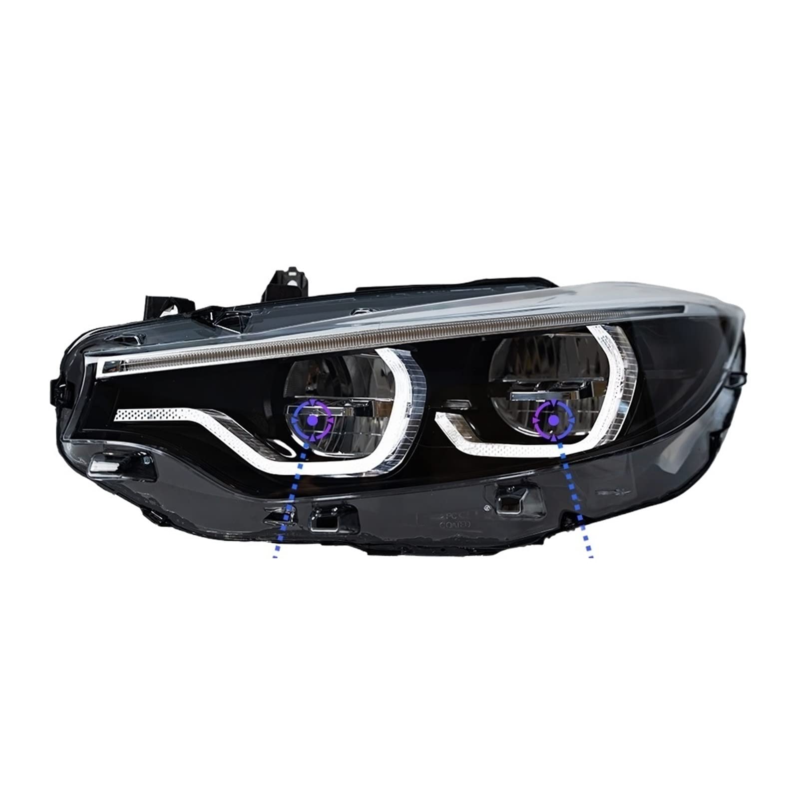 Scheinwerfer Kompatibel for BMW F32 F36 M4 F82 2013-2019 425i 428i 430i 435i DRL Blinker LED kopf Lampe DRL Led Projektor Objektiv Zubehör(2016-2019) von EPNYWJTE