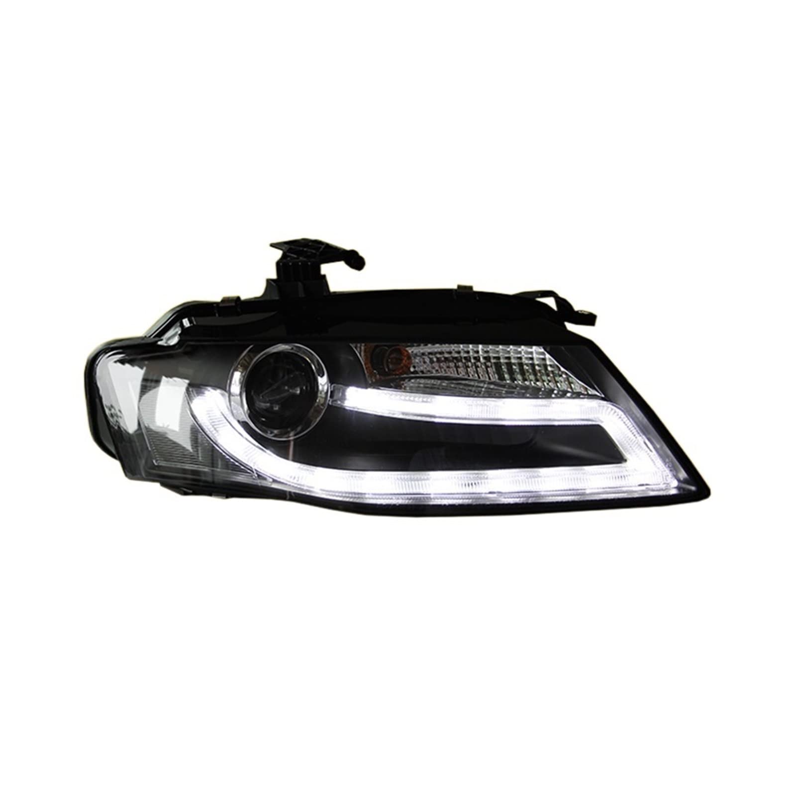Scheinwerferbaugruppe, kompatibel for Audi A4 B8, LED-Tagfahrlicht, Blinker, Xenon-Abblendlicht(Without bulb,Original car HID) von EPNYWJTE