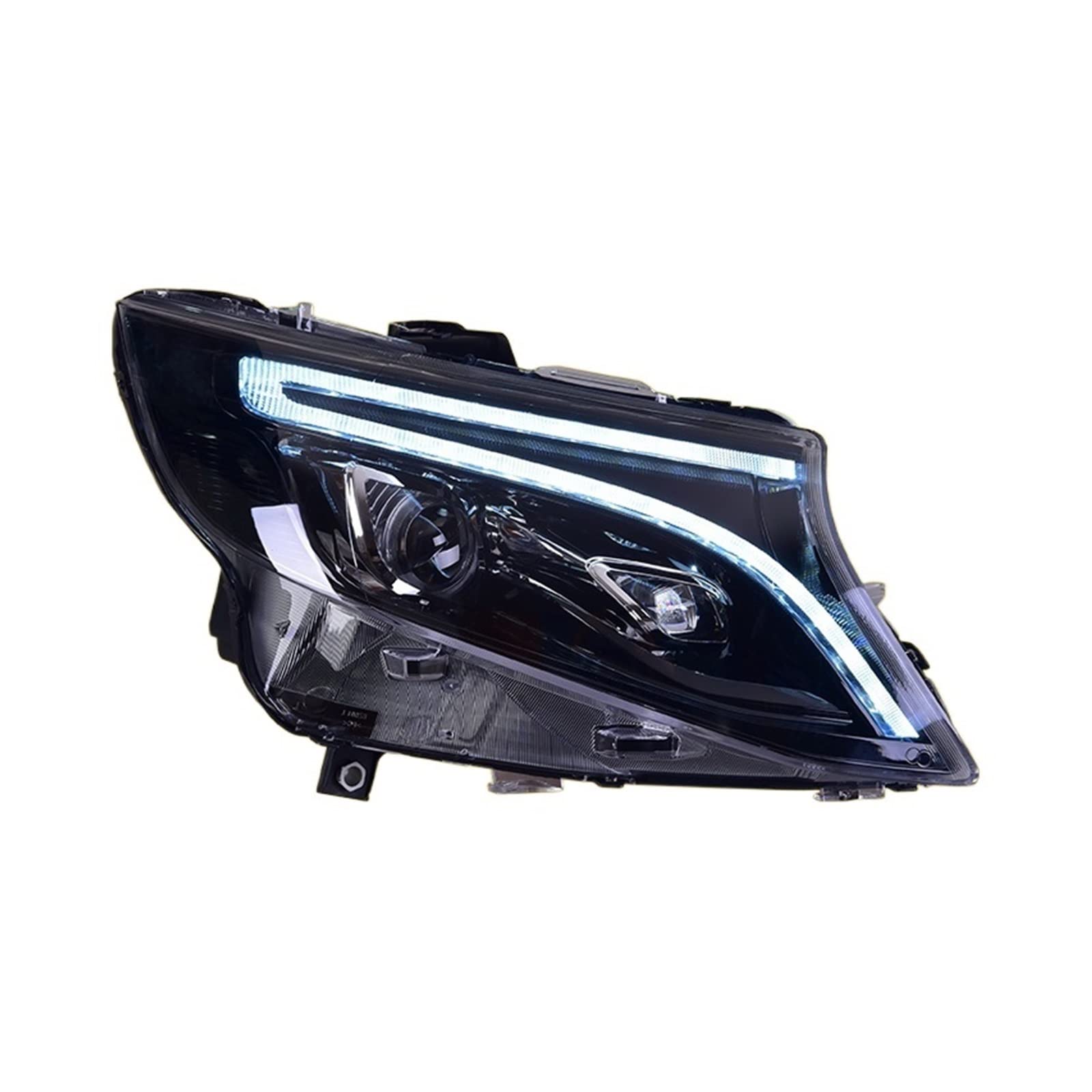 Scheinwerferbaugruppe, kompatibel for Mercedes-Benz Vito W447 2014–2020 V-Klasse/Metris, LED-sequentieller Blinker, LED-Tagfahrlicht, Voll-LED-Licht(LED Light) von EPNYWJTE
