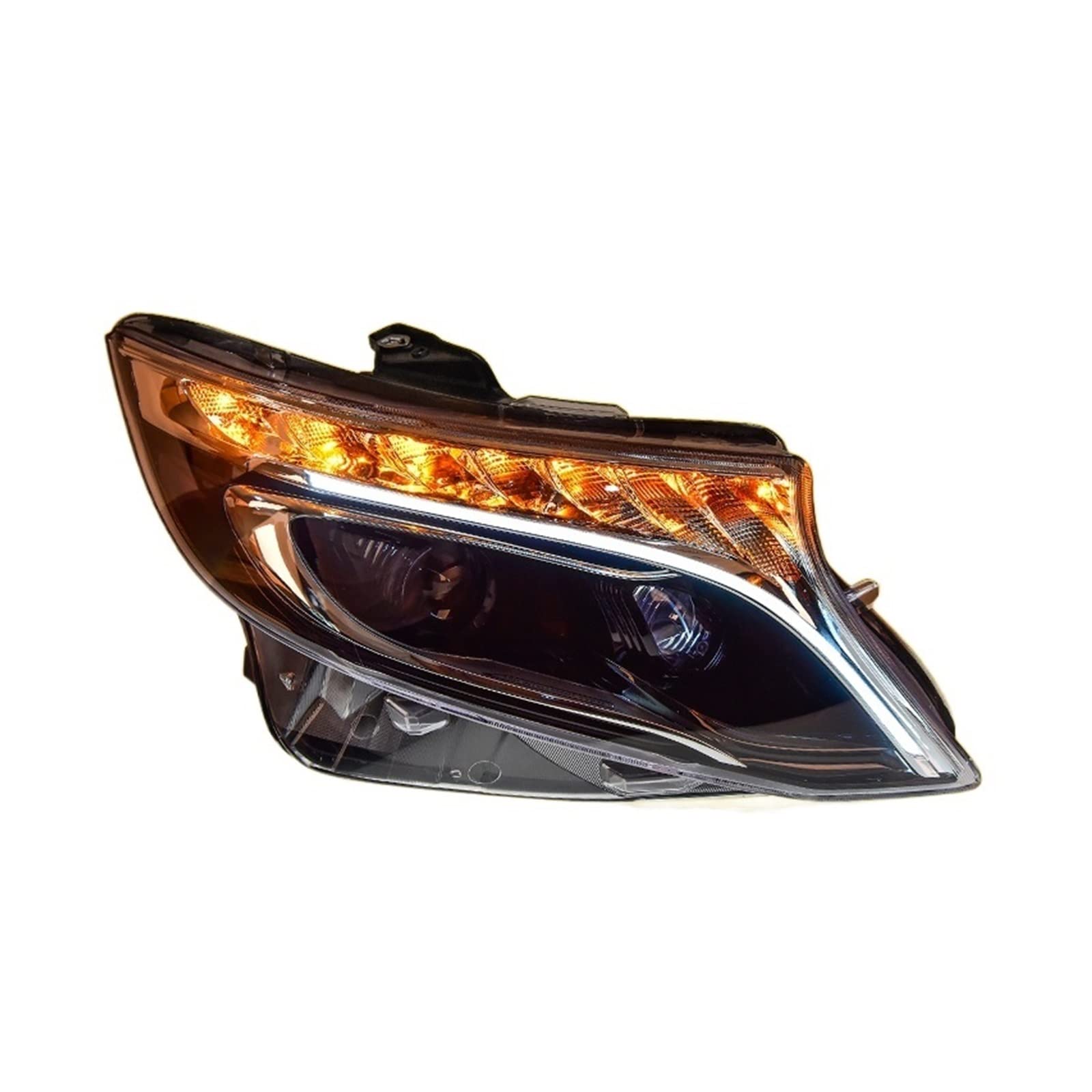 Scheinwerferbaugruppe, kompatibel for Mercedes-Benz Vito W447 2014–2020 V-Klasse/Metris, LED-sequentieller Blinker, LED-Tagfahrlicht, Voll-LED-Licht(Right-drive) von EPNYWJTE