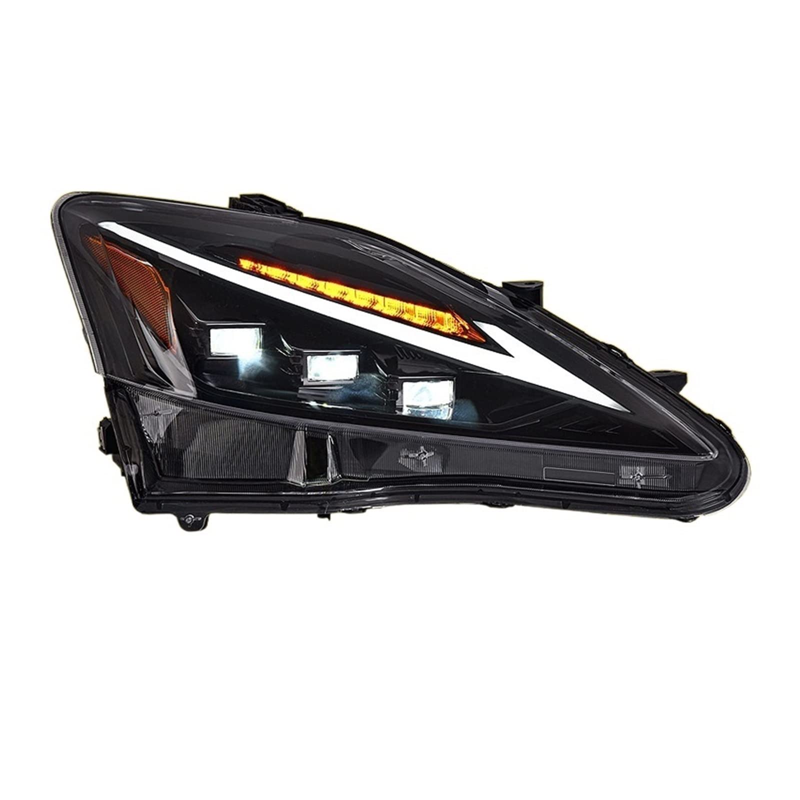 Scheinwerferbaugruppe kompatibel for LEXUS IS 2006–2012, LED-Tagfahrlicht, LED-Doppelstrahllinse, LED-sequentieller Blinker Scheinwerferbaugruppe kompatibel for LEXUS IS 2006–2012, LED-Tagfahrlicht, LED-Doppelstrahllinse, LED-sequentieller Blinker von EPNYWJTE