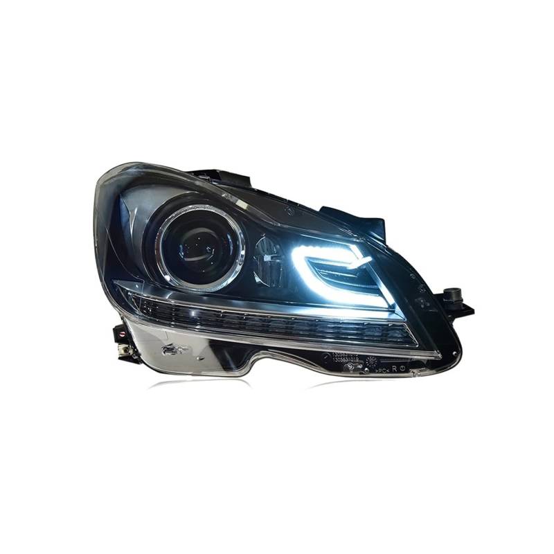 Scheinwerferbaugruppe kompatibel for Mercedes-Benz C-Klasse W204 2011–2013 W204 C180 C200 C260 LED DRL LED Blinker Xenon Abblendlicht Fernlicht von EPNYWJTE