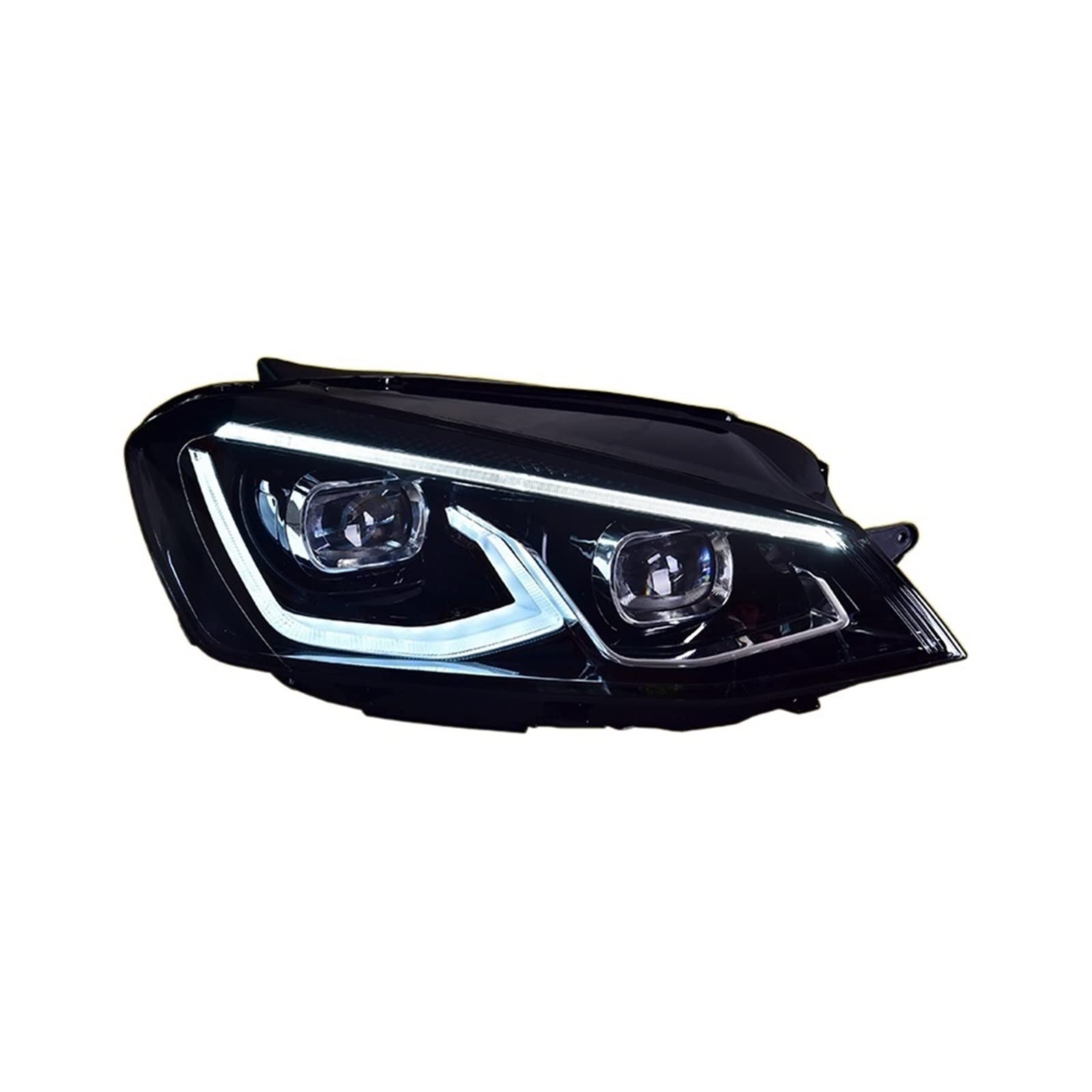 Scheinwerferbaugruppe kompatibel for VW Golf 7 2012–2017 Golf7 MK7 LED DRL LED Blinker LED Fernlicht Voll-LED-Lichtquelle Scheinwerferbaugruppe kompatibel for VW Golf 7 2012–2017 Golf7 MK7 LED DRL LED Blinker LED Fernlicht Voll-LED-Lichtquelle von EPNYWJTE