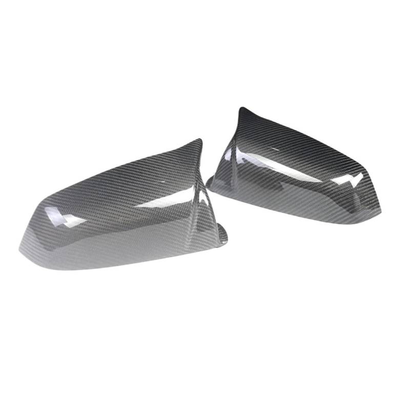 Spiegelkappen aus Kohlefaser 2 STÜCKE Carbon Fiber Rückansicht Kappe Spiegel Abdeckung Rückspiegel Reverse Shell Kompatibel Für BMW 5 Series E60 LCI F10 GT F07 E63 E64 F06 F12 F13 LHD von EPNYWJTE