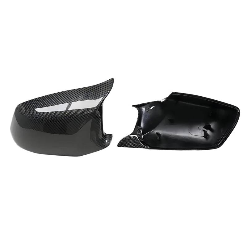 Spiegelkappen aus Kohlefaser Carbon Fiber Rückspiegelabdeckung Ersatz Kompatibel für BMW F10 F07 F06 F12 F13 F01 F02 5 6 7 Serie OEM oder M Stil(M F10 10-13) von EPNYWJTE