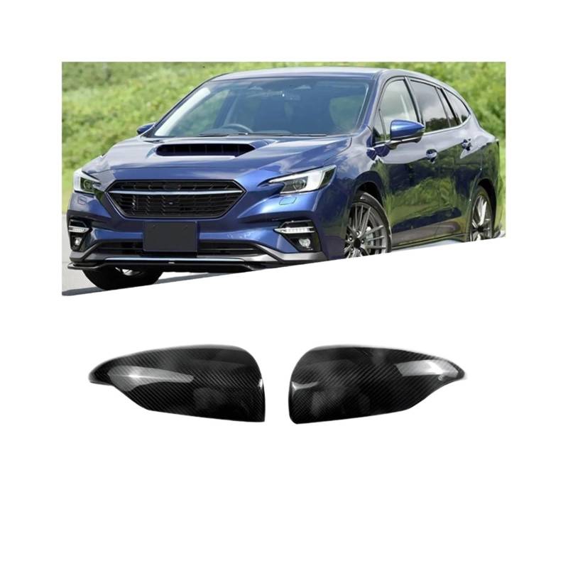 Spiegelkappen aus Kohlefaser Echte Carbonfaser-Auto-Seitenrückspiegelabdeckung, kompatibel mit Subaru WRX LEVORG 2022–2023, Rückspiegelabdeckungsverkleidung von EPNYWJTE