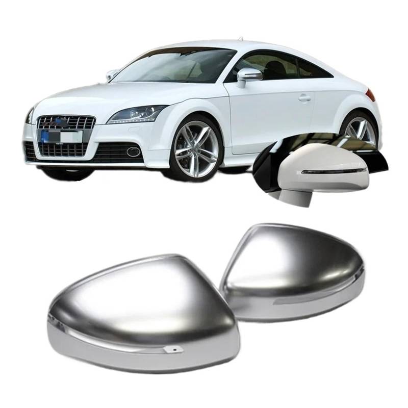 Spiegelkappen aus Kohlefaser Verchromte Seitenrückspiegelabdeckung Kompatibel für Audi TT MK2 8J 8J3 8J9 2006 2007 2008 2007 2008 2009 2010 2011 2012 2013 2014 2015 von EPNYWJTE