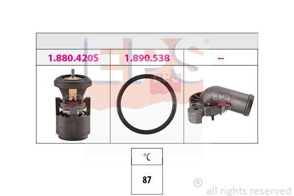 Thermostat, Kühlmittel EPS 1.880.561K Thermostat, Kühlmittel EPS 1.880.561K von EPS