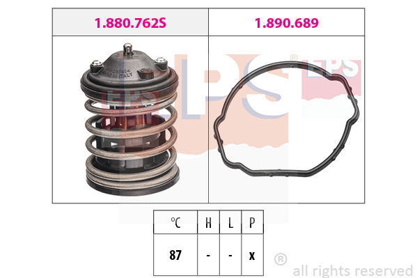 Thermostat, Kühlmittel EPS 1.880.762 Thermostat, Kühlmittel EPS 1.880.762 von EPS