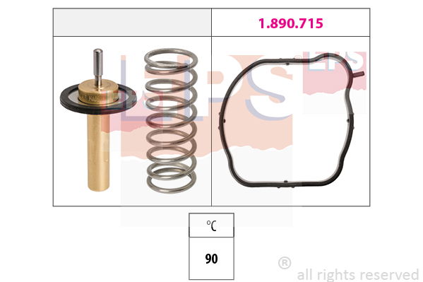 Thermostat, Kühlmittel EPS 1.880.846 von EPS