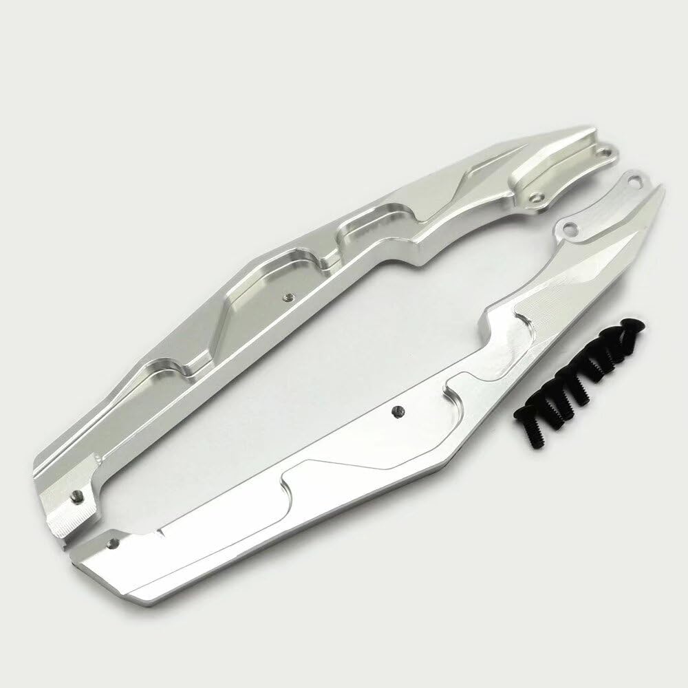 Aluminium-Chassis-Schutzblech, seitliche Trail-Stange, Silber, für Losi Mini-T 2.0 LOS211019 von EPTNNASO