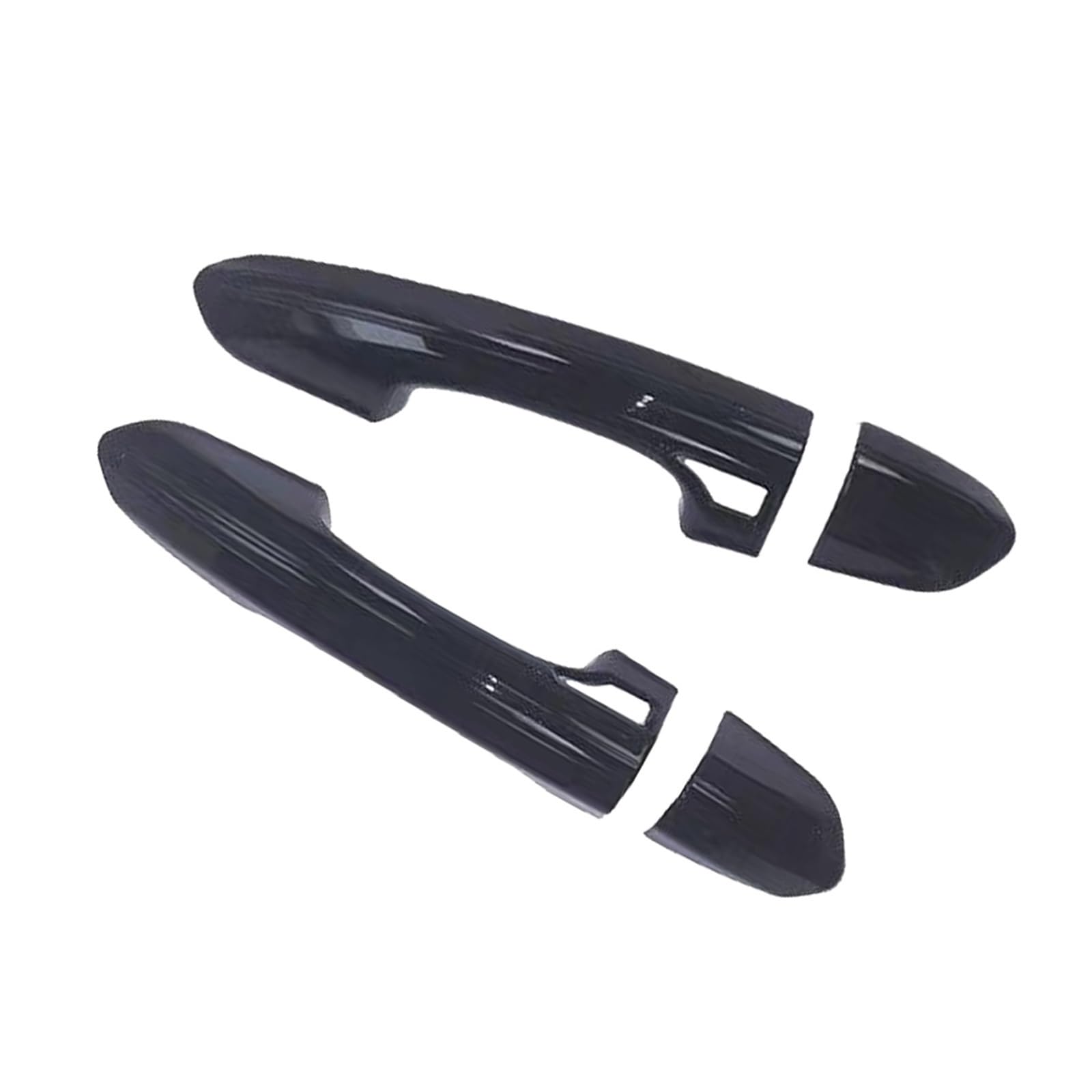 EQAUHYB Außentürgriffabdeckung Kompatibel Mit Ford Für Mustang S550 V6 GT 2015 2016 2017 2018 2019 2020 2021 2022 2023 Auto-Außentürgriff-Dekorationsschale(Black) von EQAUHYB
