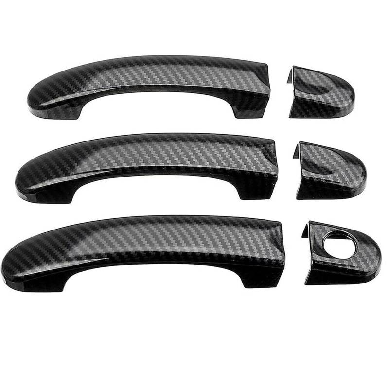 EQAUHYB Außentürgriffabdeckung Kompatibel Mit VW Für Caddy 2004 2005 2006 2007 2008 2009 2010 2011 2012 2013 2014 2015 Auto Außentürgriff Dekorationsschale von EQAUHYB