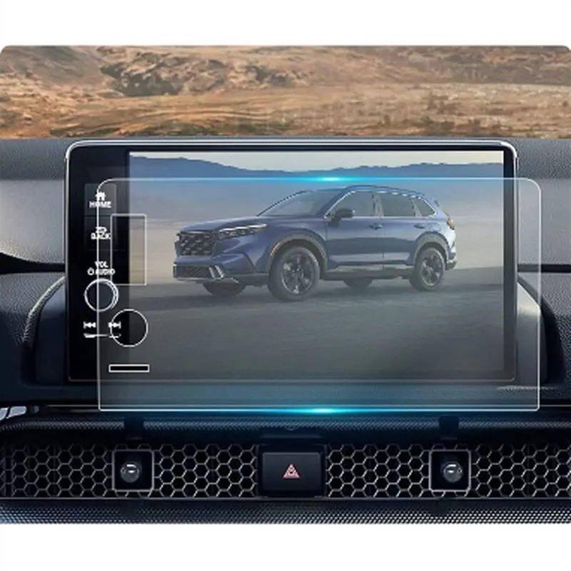 EQAUHYB Auto-Bildschirmfolie Kompatibel Mit CRV 2023 9 Zoll Auto GPS Navigation LCD Bildschirm Gehärtetem Glas Displayschutzfolie von EQAUHYB