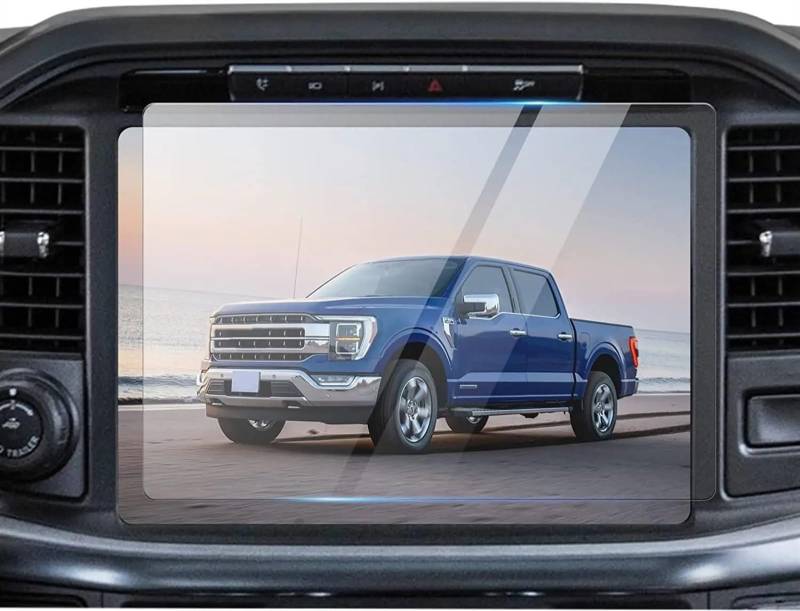 EQAUHYB Auto-Bildschirmfolie Kompatibel Mit Ford Für Für Pickup Für LKW 2021 2022 12-Zoll-Auto-GPS-Navigations-LCD-Bildschirm Displayschutzfolie Aus Gehärtetem Glas von EQAUHYB