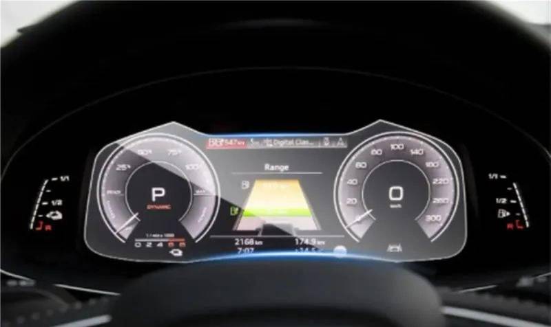 EQAUHYB Auto-Bildschirmfolie Kompatibel Mit Für A6 A7 Q7 Q8 2020 2021 2022 2023 Auto-Armaturenbrett-Displayschutzfolie Aus Gehärtetem Glas von EQAUHYB