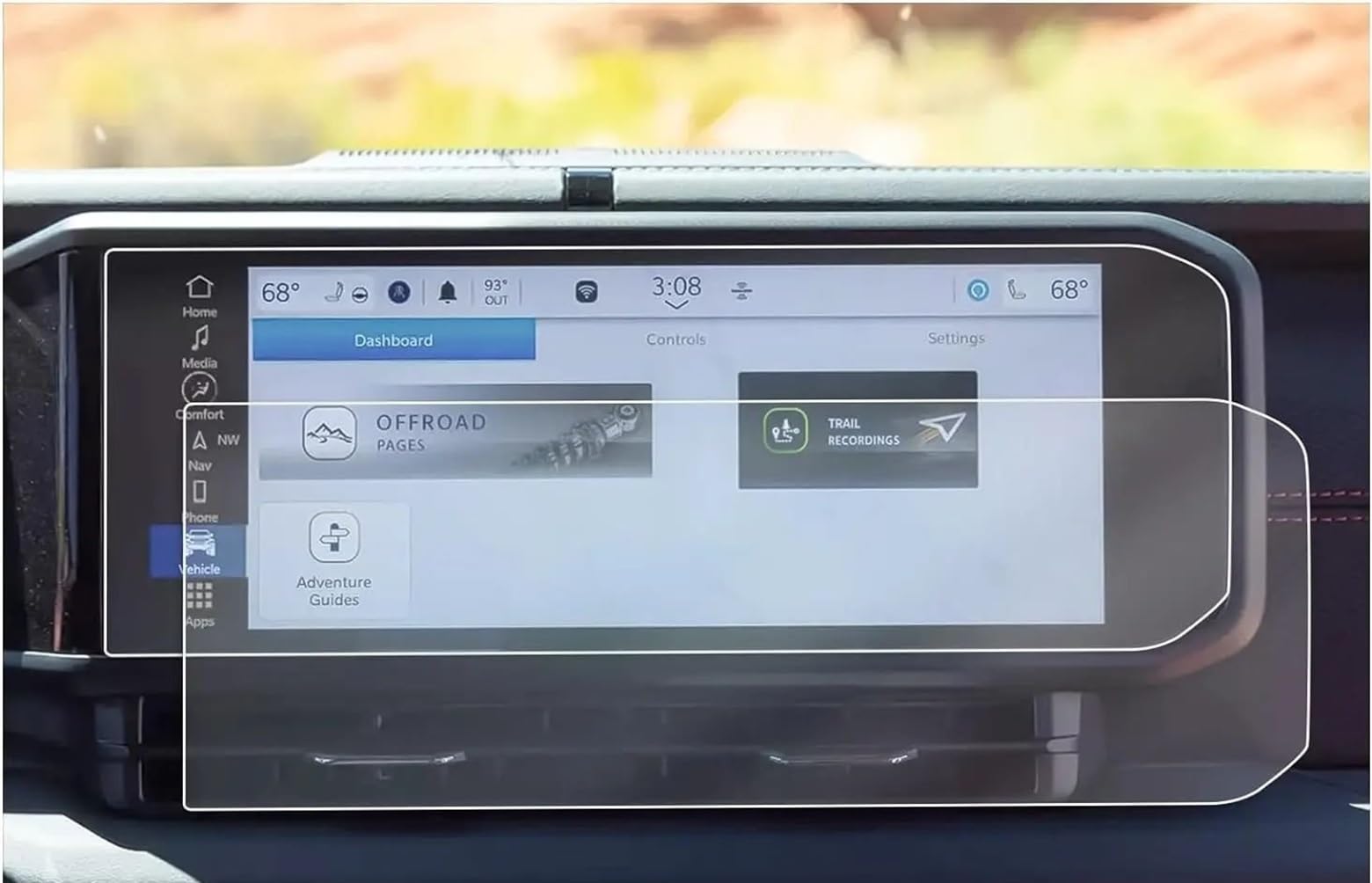 EQAUHYB Auto-Bildschirmfolie Kompatibel Mit Jeep Für Gladiat 2024 12,3-Zoll-Auto-GPS-Navigation Displayschutzfolie Aus Gehärtetem Glas Innenausstattung EQAUHYB Auto-Bildschirmfolie Kompatibel Mit Jeep Für Gladiat 2024 12,3-Zoll-Auto-GPS-Navigation Displayschutzfolie Aus Gehärtetem Glas Innenausstattung von EQAUHYB
