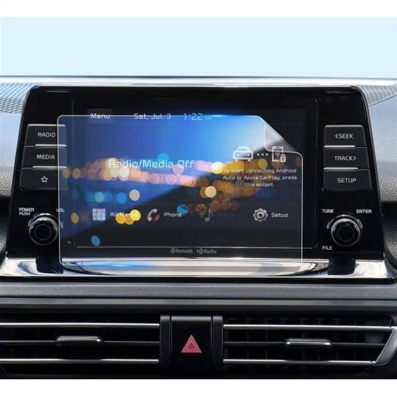 EQAUHYB Auto-Bildschirmfolie Kompatibel Mit K&ia Für Seltos 2021 2022 2023 2024 8-Zoll-Auto-LCD-GPS-Navigationsbildschirm-Filmschutz Aus Gehärtetem Glas von EQAUHYB