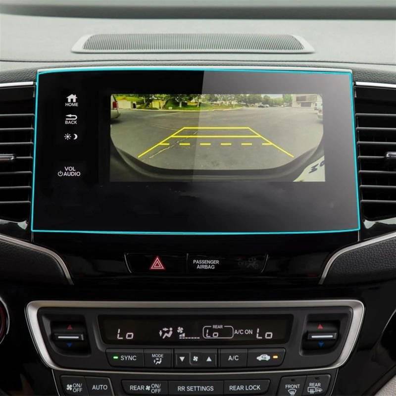 EQAUHYB Auto-Bildschirmfolie Kompatibel Mit Pilot 2019 2020 2021 Auto-GPS-Navigationsdisplay 8 Zoll Schutzfolie Aus Gehärtetem Glas Auto-Innenausstattung von EQAUHYB
