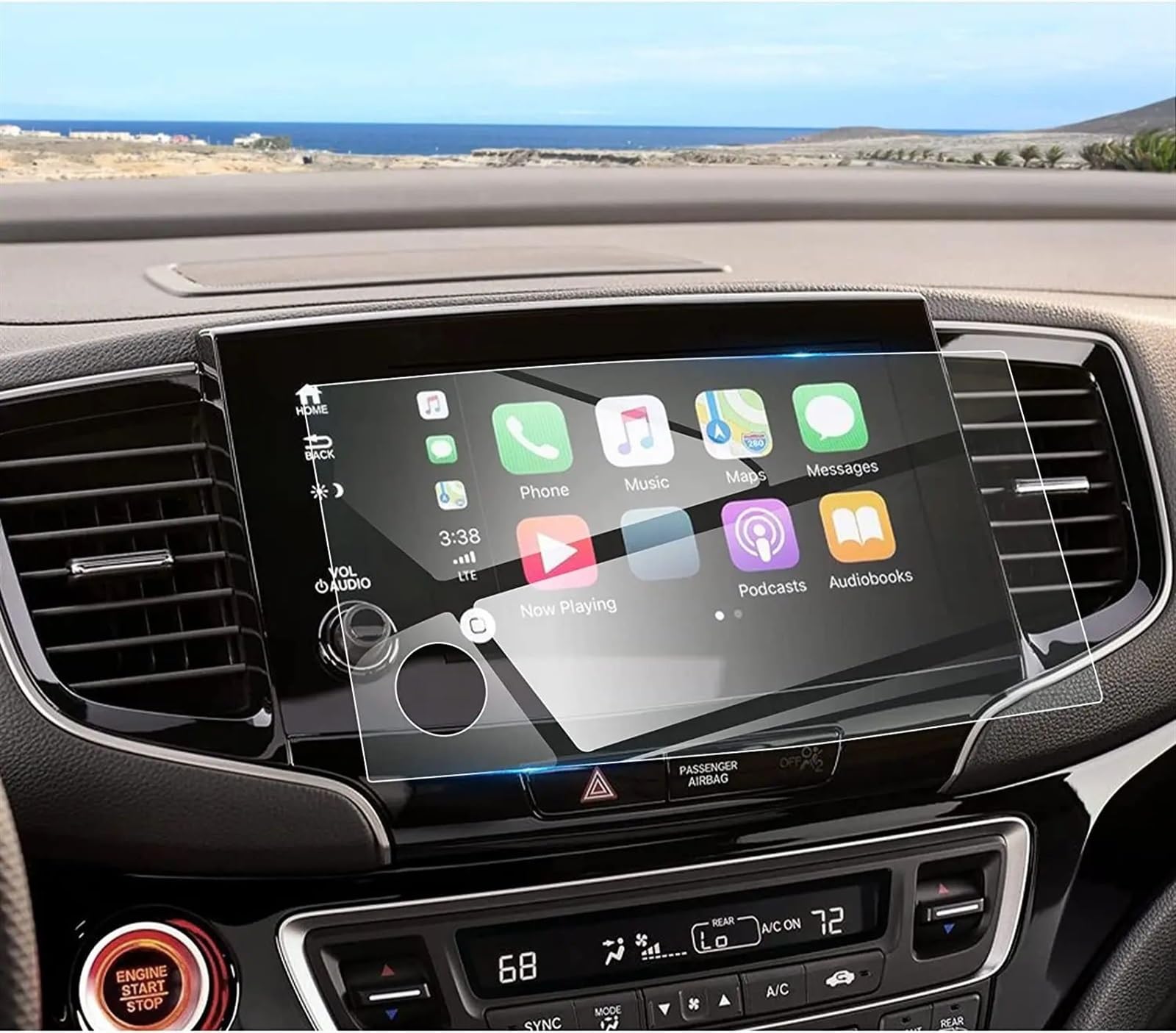 EQAUHYB Auto-Bildschirmfolie Kompatibel Mit Pilot Sport 2019 2020 2021 2022 8-Zoll-Auto-GPS-Navigation, Displayschutzfolie Aus Gehärtetem Glas, Innenausstattung EQAUHYB Auto-Bildschirmfolie Kompatibel Mit Pilot Sport 2019 2020 2021 2022 8-Zoll-Auto-GPS-Navigation, Displayschutzfolie Aus Gehärtetem Glas, Innenausstattung von EQAUHYB