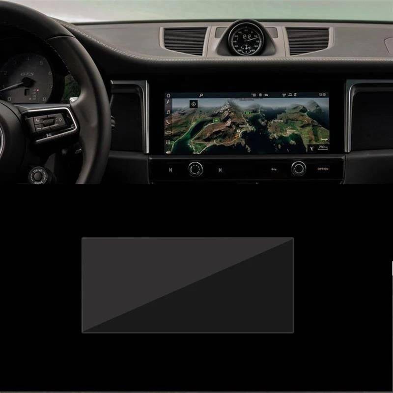 EQAUHYB Auto-Bildschirmfolie Kompatibel Mit Porsche Für Macan 2022 2023 Auto-GPS-Navigation LCD-Bildschirm Displayschutzfolie Aus Gehärtetem Glas von EQAUHYB