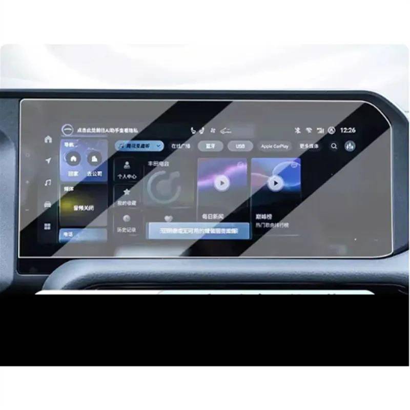 EQAUHYB Auto-Bildschirmfolie Kompatibel Mit Toyota Für Land Für Cruiser Für Prado 2024, Auto-GPS-Navigation Und Armaturenbrett-Displayschutzfolie Aus Gehärtetem Glas(GPS) von EQAUHYB