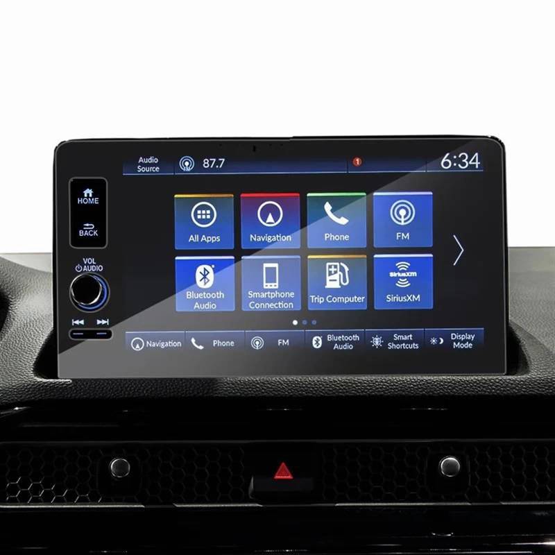 EQAUHYB Auto-Bildschirmfolie Kompatibel Mit ZR-V Für 2024, Auto-GPS-Navigationsdisplayschutz, Schutzfolie Aus Gehärtetem Glas, Auto-Innenausstattung von EQAUHYB