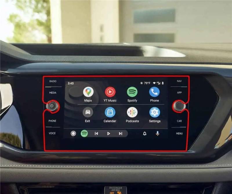 EQAUHYB Auto-Bildschirmfolie Kompatibel mit VW für Taos für T-Cross 2021 2022 Auto-GPS-Navigations-Armaturenbrett Displayschutzfolie aus gehärtetem Glas(GPS 8 inch) von EQAUHYB