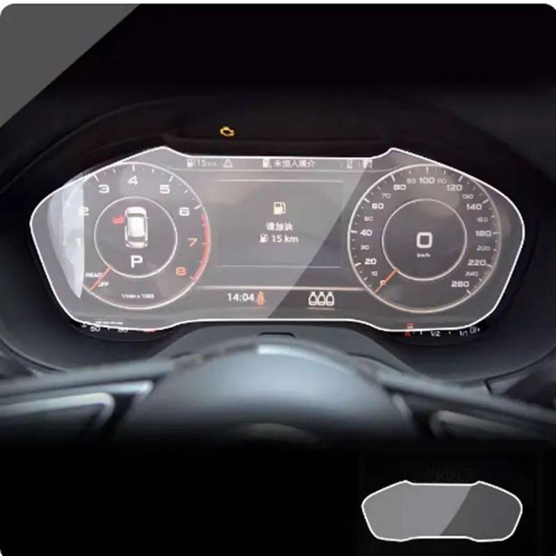 EQAUHYB Auto-Bildschirmfolie Kompatibel mit für A4 B9 S4 A5 S5 Q5 2019 2020 2021 Auto-GPS-Navigations-Armaturenbrett-LCD-Bildschirm Displayschutz aus gehärtetem Glas(Dashboard) von EQAUHYB