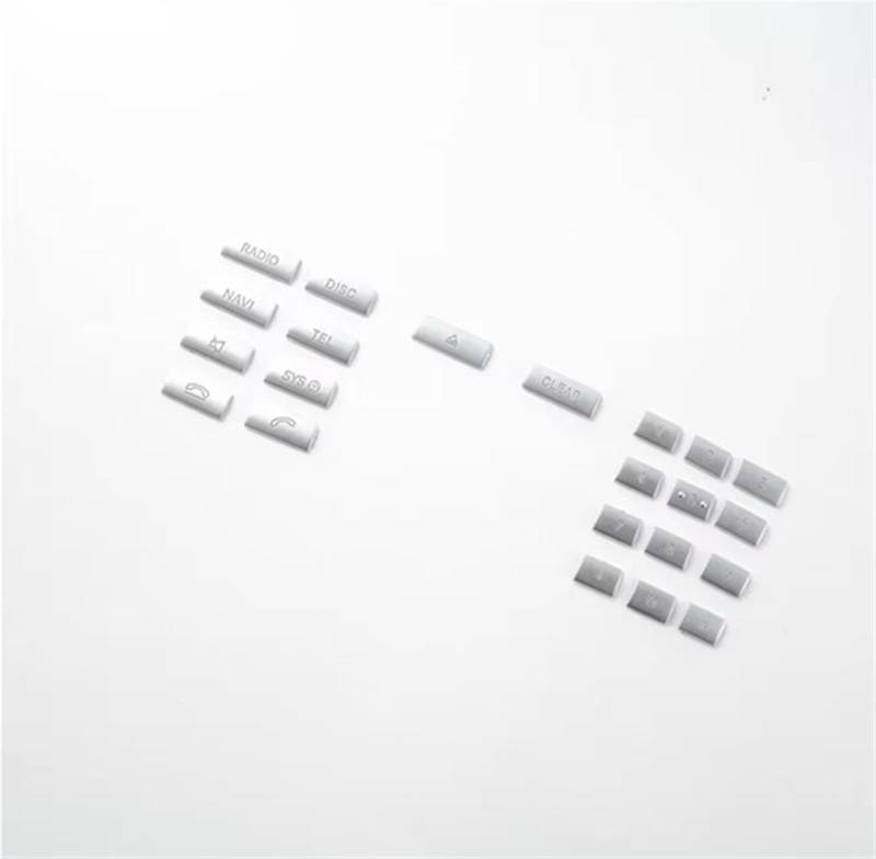 EQAUHYB Auto Knopf Aufkleber Kompatibel Mit Benz Für B W246 2012 2013 2014 2015 2016 2017 2018 2019 Auto-Mittelkonsole Multimedia-Panel-Taste Aufkleberverkleidung von EQAUHYB