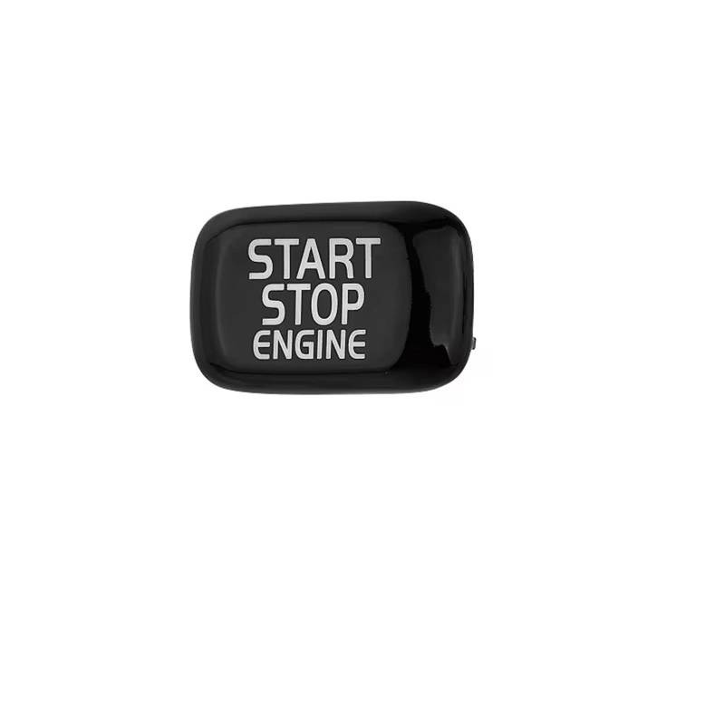 EQAUHYB Auto Knopf Aufkleber Kompatibel Mit Volvo Für V40 2013 2014 2015 2016 2017 2018 2019 Automotor-Start-Stopp-Schalterknopf Ersatzabdeckungsaufkleber(Black) von EQAUHYB