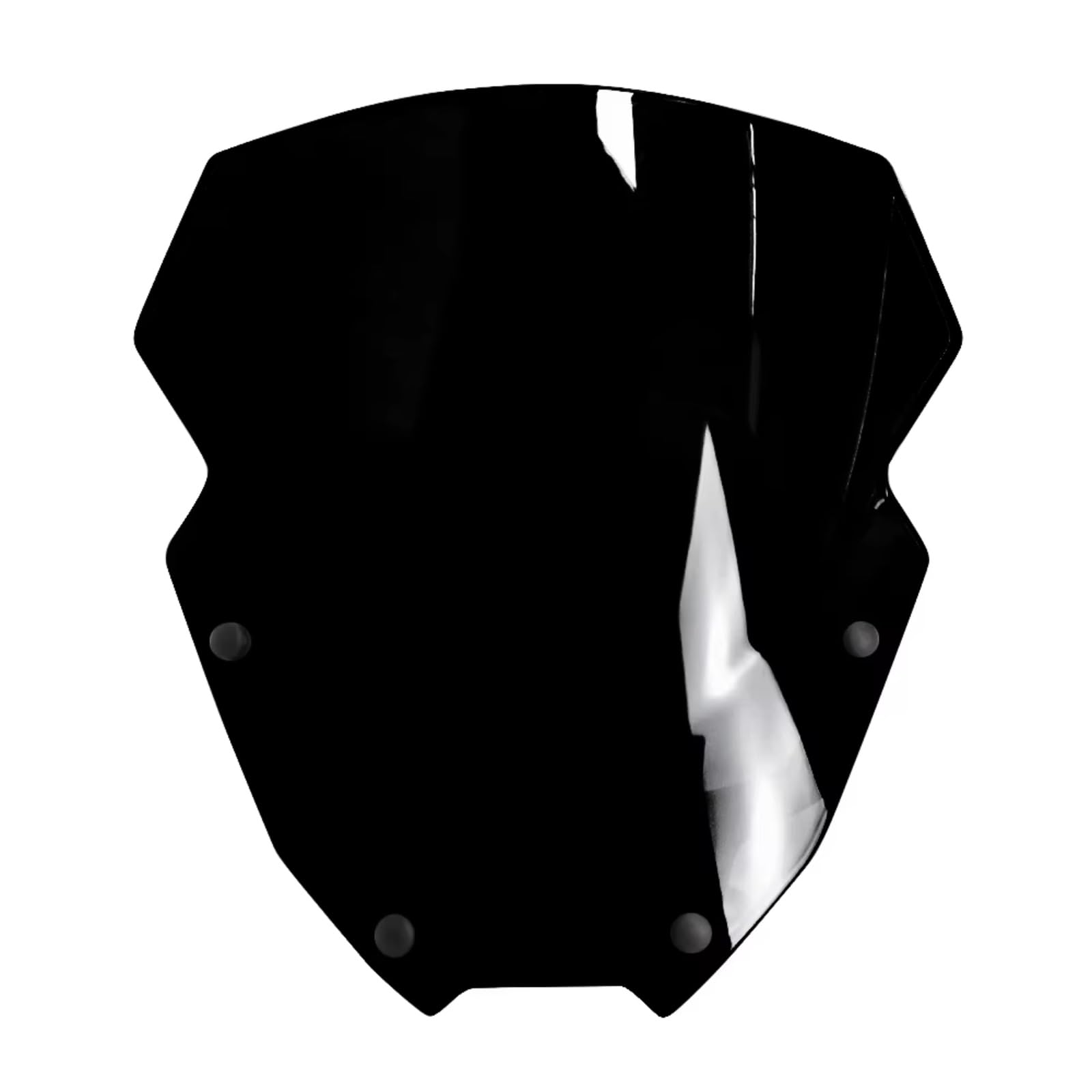 EQAUHYB Motorrad Scheibe Kompatibel Mit Yamaha Für MT09 Für FZ09 2021 2022 2023 Protector Deflector Spoiler Windschutzscheibe Motorrad Windschutzscheibe(Black) von EQAUHYB