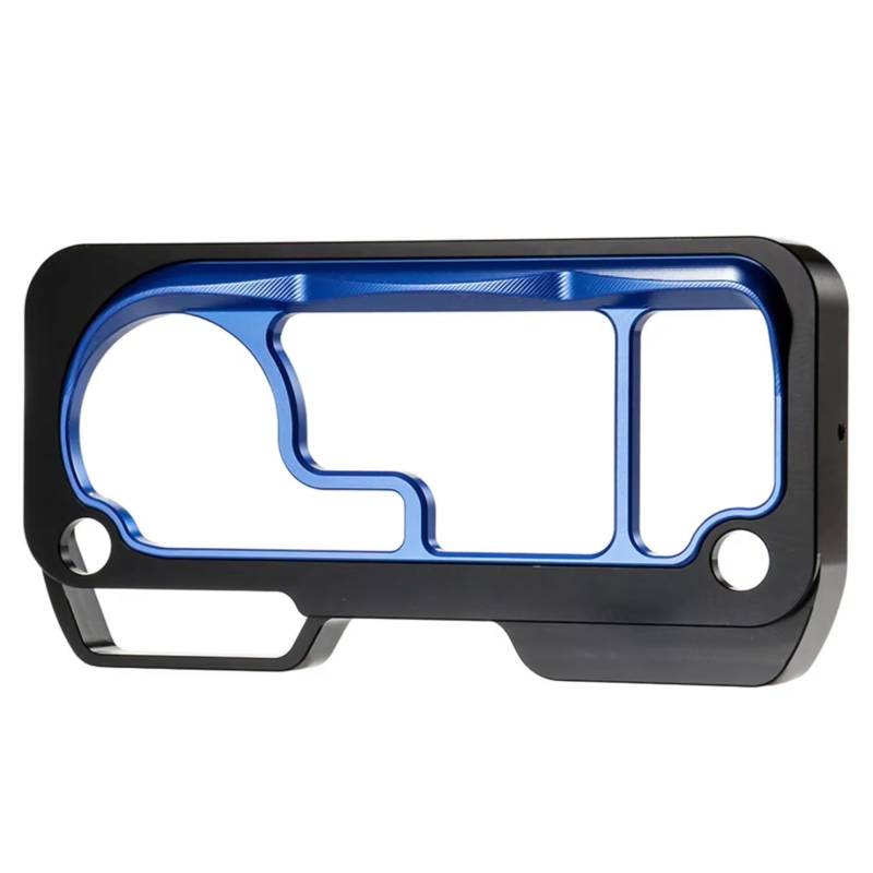 EQAUHYB Motorrad Tachometerrahmen Für CB650R 2019 2020 2021 Motorrad Tachometer Instrument Schutz Abdeckung Drehzahlmesser Gehäuse Abdeckung Ersetzen Teile Zubehör(Black Blue) von EQAUHYB