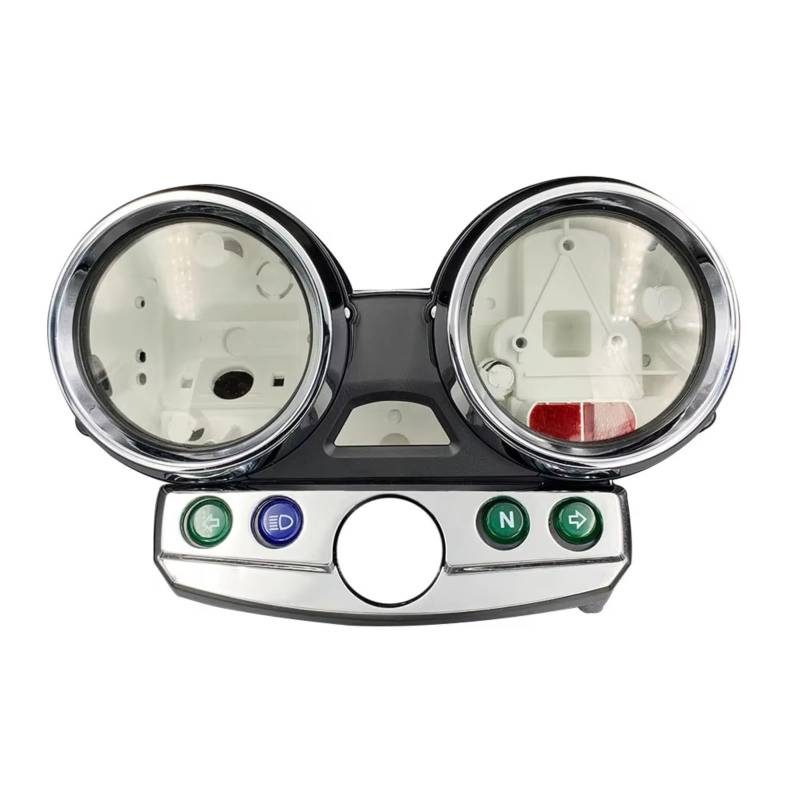 EQAUHYB Motorrad Tachometerrahmen Für ER5 Für ER500 Meter Fall Motorrad Instrument Montage Messgeräte Cluster Tachometer Tachometer Kilometerzähler Teile Zubehör(1 Set Plating) von EQAUHYB
