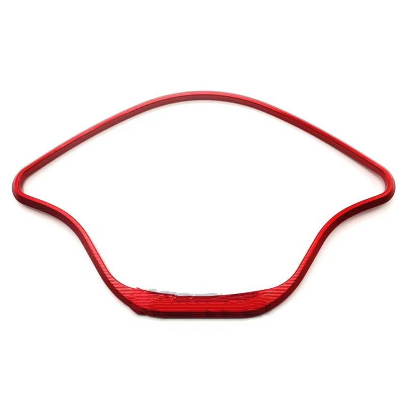 EQAUHYB Motorrad Tachometerrahmen Für Vespa Für Sprint 150 2016-2024 Für Primavera Für Spring 125 150 2014-2024 Motorrad Tachometer Instrument Gauge Meter Kilometerzähler Shell Ringabdeckung(Red) von EQAUHYB