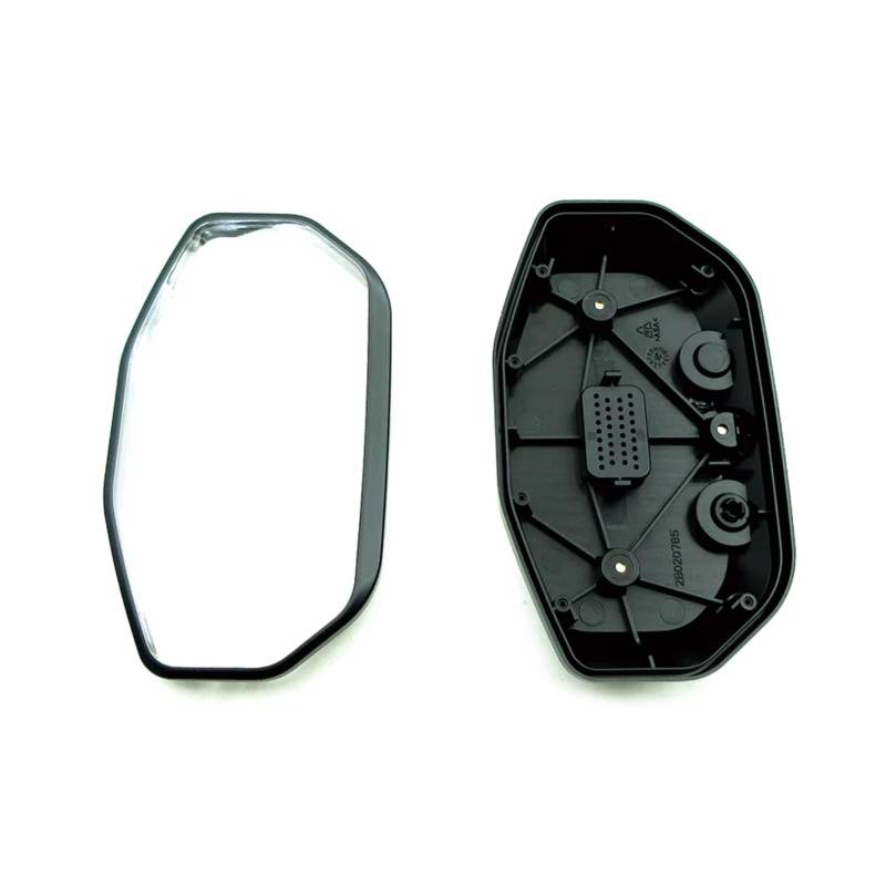 EQAUHYB Motorrad Tachometerrahmen Kompatibel Mit Ducati Für Monster 821 1200 939 797 2018 2019 2020 2021 2022 2023 Motorrad Tacho Messgerät Drehzahlmesser Gehäuse Box Instrumentenkoffer von EQAUHYB