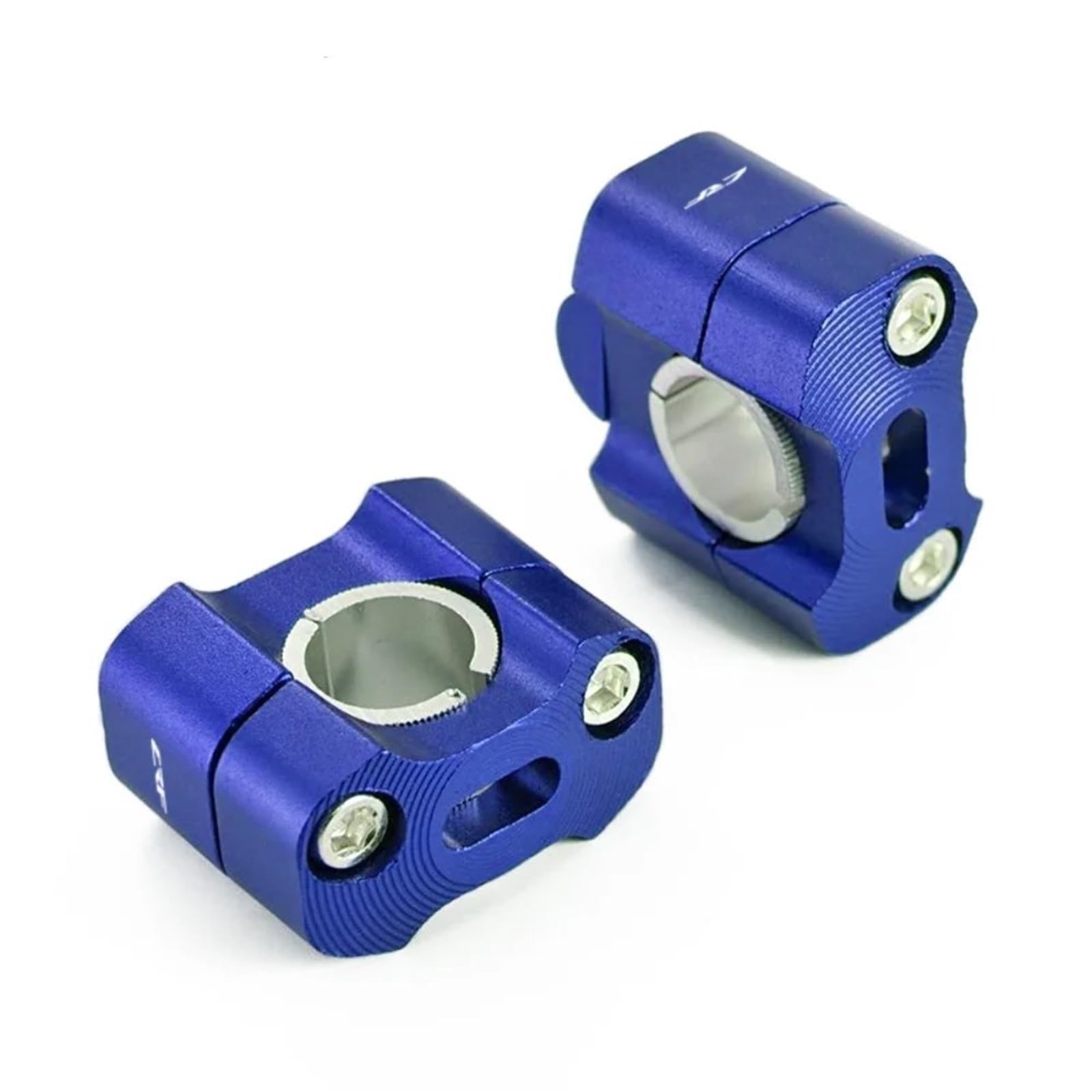 EQAUHYB Motorrad-lenkererhöhung Kompatibel Mit CRF230 450L Für CRF250F Lenker Riser Motorrad Lenker Fat Bar Riser Mount Klemmen Adapter(Bluev) von EQAUHYB