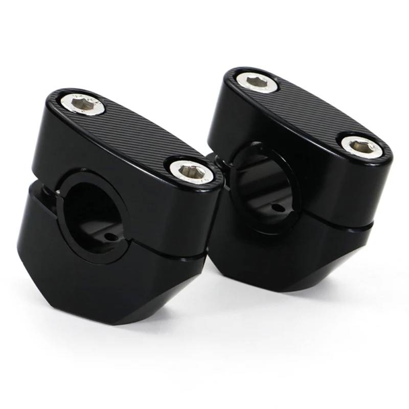 EQAUHYB Motorrad-lenkererhöhung Kompatibel Mit MT 07 Für FZ-07 2015 2016 2017 2018 2019 2020 Motorrad-Lenkerklemmen-Halterungsset, Lenker-Riser(Black+Blue) von EQAUHYB