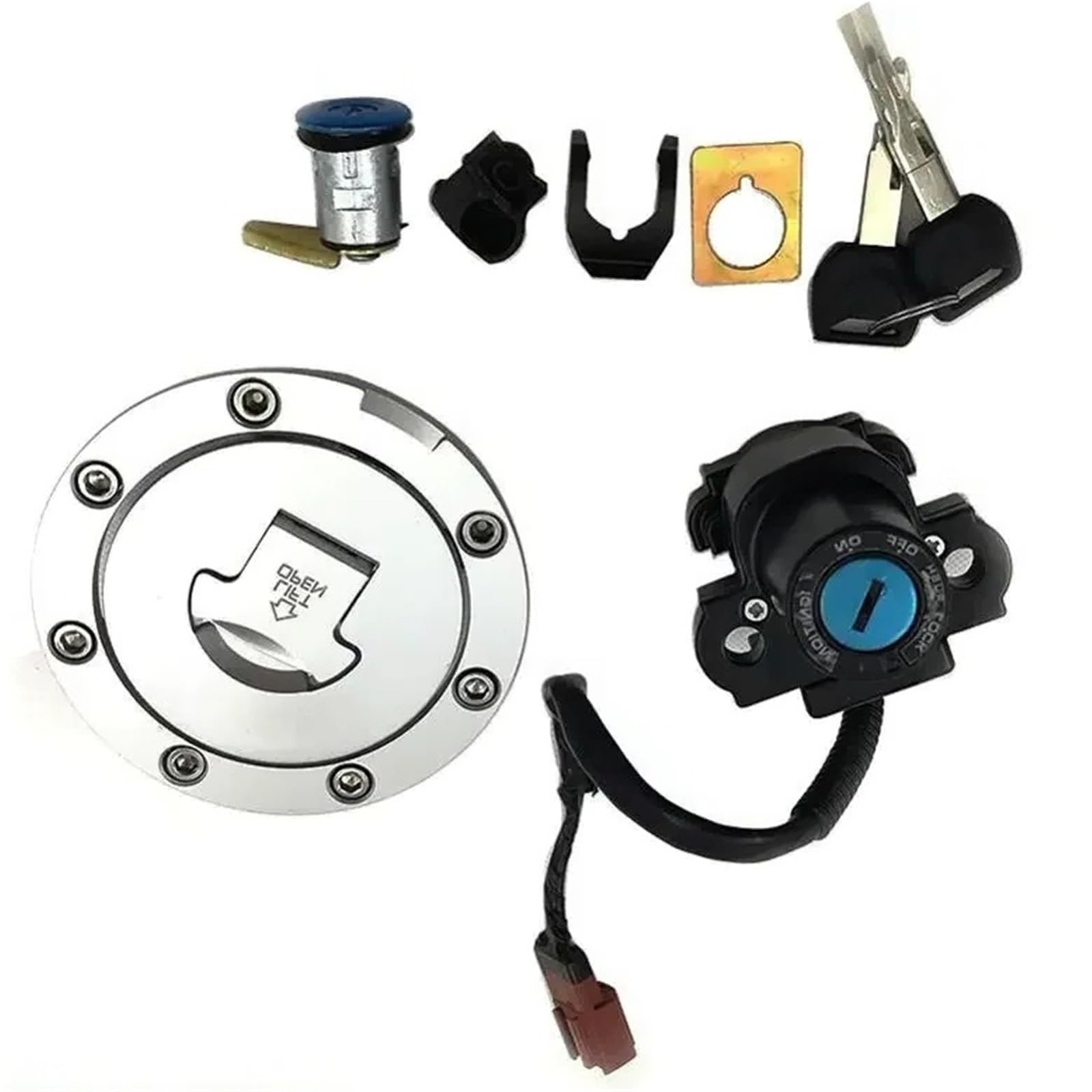 EQAUHYB Zündschalter Kompatibel Mit CB1000 2011 2012 2013 2014 Motorrad-Zündungs-/Startschalter-Abdeckung, Schlüssel, Kappe, Schloss, Sockel, Montage, Schalter, Motorrad-Zubehör EQAUHYB Zündschalter Kompatibel Mit CB1000 2011 2012 2013 2014 Motorrad-Zündungs-/Startschalter-Abdeckung, Schlüssel, Kappe, Schloss, Sockel, Montage, Schalter, Motorrad-Zubehör von EQAUHYB