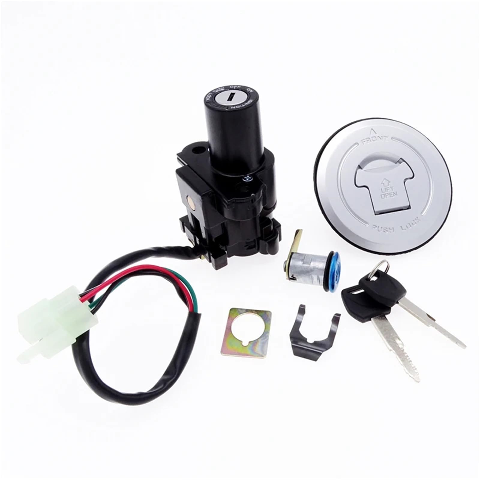 EQAUHYB Zündschalter Kompatibel Mit CBR600RR 2003 2004 2005 2006 Motorrad-Zündschalter, Tankdeckel-Abdeckung, Sperrschlüssel, Zündschloss, Tankdeckel-Schlüssel-Set, Zubehör EQAUHYB Zündschalter Kompatibel Mit CBR600RR 2003 2004 2005 2006 Motorrad-Zündschalter, Tankdeckel-Abdeckung, Sperrschlüssel, Zündschloss, Tankdeckel-Schlüssel-Set, Zubehör von EQAUHYB